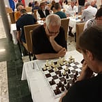 Šahisti u sali za vrijeme održavanja šahovskog kupa RH